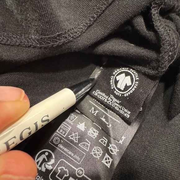 AllSaints Vidal Youth/Teen Polo Shirt Regular Fit Short Sleeve Black Size M - Picture 7 of 10